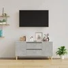 TV staliukas Televizoriaus spintelė, betono pilka, 102x44,5x50cm, mediena
