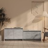 TV staliukas Televizoriaus spintelė, betono, 146,5x35x50cm, apdirbta mediena