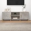 TV staliukas Televizoriaus spintelė, betono pilka, 150x30x50cm, mediena