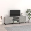 TV staliukas Televizoriaus spintelė, betono pilka, 150x30x50cm, mediena