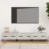 TV staliukas Televizoriaus spintelė, betono pilka, 150x34,5x30cm, mediena