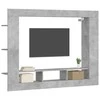 TV staliukas Televizoriaus spintelė, betono pilka, 152x22x113cm, mediena