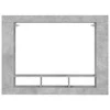 TV staliukas Televizoriaus spintelė, betono pilka, 152x22x113cm, mediena