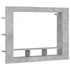 TV staliukas Televizoriaus spintelė, betono pilka, 152x22x113cm, mediena
