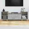 TV staliukas Televizoriaus spintelė, betono pilka, 160x35x55cm, mediena