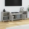 TV staliukas Televizoriaus spintelė, betono pilka, 160x35x55cm, mediena