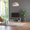 TV staliukas Televizoriaus spintelė, betono, 120x34x37cm, apdirbta mediena