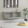 TV staliukas Televizoriaus spintelė, betono, 100x30x30cm, apdirbta mediena