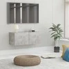 TV staliukas Televizoriaus spintelė, betono, 80x30x30cm, apdirbta mediena