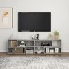 TV staliukas Televizoriaus spintelė, betono pilkos spalvos, 149x30x52cm, MDP