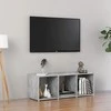 TV staliukas Televizoriaus spintelė, betono pilkos spalvos, 107x35x37cm, MDP
