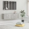 TV staliukas Televizoriaus spintelė, betono, 100x30x30cm, apdirbta mediena