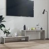 Televizoriaus spintelė, betono pilkos spalvos, 180x30x43cm, MDP