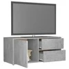 TV staliukas Televizoriaus spintelė, betono, 80x34x36cm, apdirbta mediena