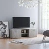 TV staliukas Televizoriaus spintelė, betono, 120x34x37cm, apdirbta mediena