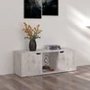 Televizoriaus spintelė, betono, 88,5x27,5x30,5cm, mediena