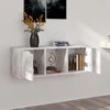 Televizoriaus spintelė, betono, 88,5x27,5x30,5cm, mediena