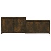 TV staliukas Televizoriaus spintelė, dūminė ąžuolo, 146,5x35x50cm, MDP