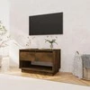 TV staliukas Televizoriaus spintelė, dūminio ąžuolo, 70x41x44cm, mediena
