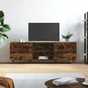 TV staliukas Televizoriaus spintelė, dūminio ąžuolo, 150x30x50cm, mediena