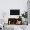 TV staliukas Televizoriaus spintelė, dūminio ąžuolo, 100x35x40cm, mediena