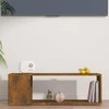 TV staliukas Televizoriaus spintelė, dūminio ąžuolo, 100x24x32cm, mediena