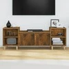 TV staliukas Televizoriaus spintelė, dūminio ąžuolo, 160x35x55cm, mediena