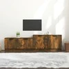 TV staliukas Televizoriaus spintelė, dūminio ąžuolo, 158,5x36x45cm, mediena