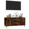 TV staliukas Televizoriaus spintelė, dūminio ąžuolo, 102x44,5x50cm, mediena