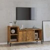 TV staliukas Televizoriaus spintelė, dūminio ąžuolo, 100x35x55cm, mediena