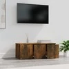TV staliukas Televizoriaus spintelė, dūminio ąžuolo, 80x34x30cm, mediena