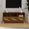 TV staliukas Televizoriaus spintelė, dūminio ąžuolo, 102x36x50cm, mediena