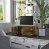 TV staliukas Televizoriaus spintelė, dūminio ąžuolo, 80x34x36cm, mediena