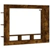 TV staliukas Televizoriaus spintelė, dūminio ąžuolo, 152x22x113cm, mediena