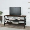 TV staliukas Televizoriaus spintelė, dūminio ąžuolo, 100x40x50cm, mediena
