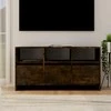 TV staliukas Televizoriaus spintelė, dūminė, 102x37,5x52,5cm, mediena