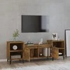 TV staliukas Televizoriaus spintelė, dūminio ąžuolo, 160x35x55cm, mediena
