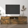 TV staliukas Televizoriaus spintelė, dūminio ąžuolo, 140x35x40cm, mediena