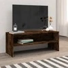 TV staliukas Televizoriaus spintelė, dūminio ąžuolo, 100x40x40cm, mediena