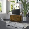 TV staliukas Televizoriaus spintelė, dūminio ąžuolo, 80x34x36cm, mediena