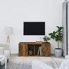 TV staliukas Televizoriaus spintelė, dūminio ąžuolo, 100x35x40cm, mediena