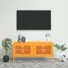 TV staliukas Televizoriaus spintelė, garstyčių geltona, 105x35x50cm, plienas