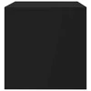 TV staliukas Televizoriaus spintelė, juoda, 100x40x40cm, apdirbta mediena
