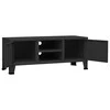TV staliukas Televizoriaus spintelė, juoda, 105x35x42cm, metalas