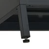 TV staliukas Televizoriaus spintelė, juoda, 105x35x52cm, plienas ir stiklas