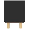 TV staliukas Televizoriaus spintelė, juoda, 80x30x40cm, pušis ir ratanas