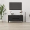 TV staliukas Televizoriaus spintelė, juodos spalvos, 102x44,5x50cm, mediena