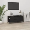 TV staliukas Televizoriaus spintelė, juodos spalvos, 102x44,5x50cm, mediena