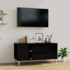 TV staliukas Televizoriaus spintelė, juodos spalvos, 102x44,5x50cm, mediena