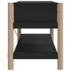 TV staliukas Televizoriaus spintelė, juodos spalvos, 82x38x45cm, mediena